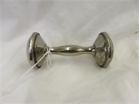 STERLING BABY RATTLE 4"