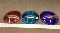 Red, Green & Cobalt 5" Glass Lenses (cobalt has