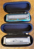 2 Hohner Rocket Progressive Harmonicas