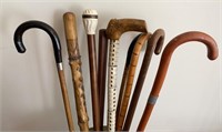 Unique Cane Collection Some New & Old