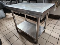 Stainless Steel Prep Table