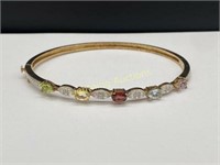 ROSS SIMONS STERLING SILVER GEMSTONE BRACELET