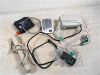 blood pressure cuff & breathing machine