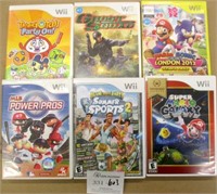 6 Nintendo Wii Games