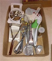 Box of Kitchen Utensils