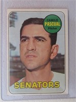 1969 TOPPS CAMILO PASCUAL NO.513 VINTAGE