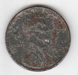US 1943 Emergency Issue Steel Penny