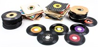Large Lot of Vintage 45 Records