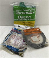 Woven Polyethylene Tarpaulin | 6in Water Supply
