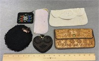 Vintage Beaded, Leather Purses and Other