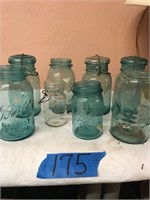 8 Vintage Jars