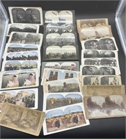 Lot of steroscope  cards