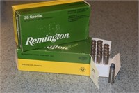 2 Boxes Total of Remington 38 Special-