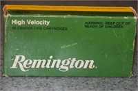 1 Box Total of Remington High Velocity-