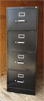 Black File Cabinet 52 1/2" x 18" W x 28" D
