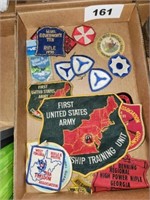 LOT VTG. SHOOTING PATCHES & OTHERS