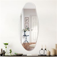 Fluxxus Irregular Wall Mirror, Large 51"x20" Asymm