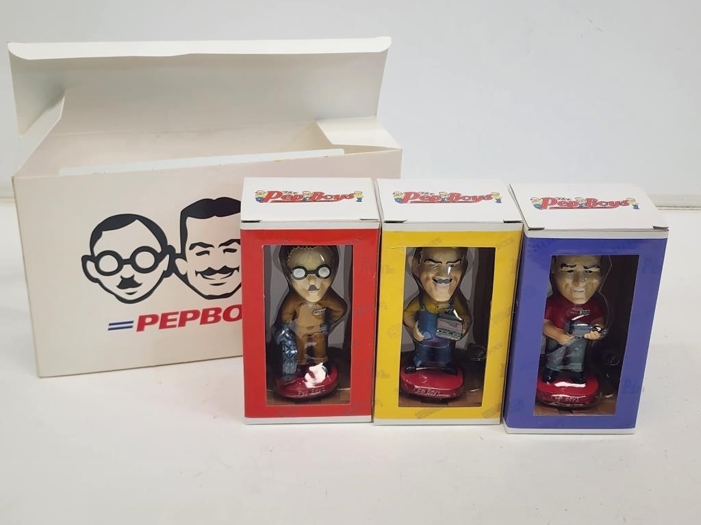 NIB Pep Boys Figurines