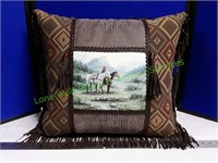 Decorative Leather Pillow