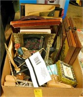 Box of Picture Frames/Other