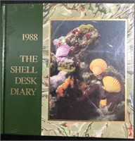 1988 SHELL OIL CO DESK DIARY (SEALED - NEW IN BOX)