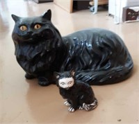Ceramic Cat Sculptures