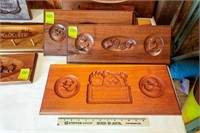3-Walnut Childrens Engraved Plaques