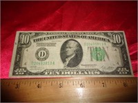 1928 B US $10 NOTE / EXCELLENT COND.