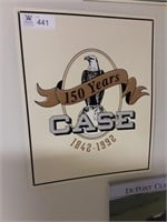 Case 150 Years Tin Sign