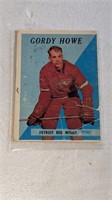 1958 59 Topps Hockey Gordie Howe #8