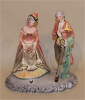 Goldscheider Figurine Victorian Man & Woman 866