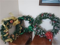 3 wreaths