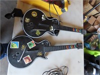 (2)guitar hero guitars. Video game controller part