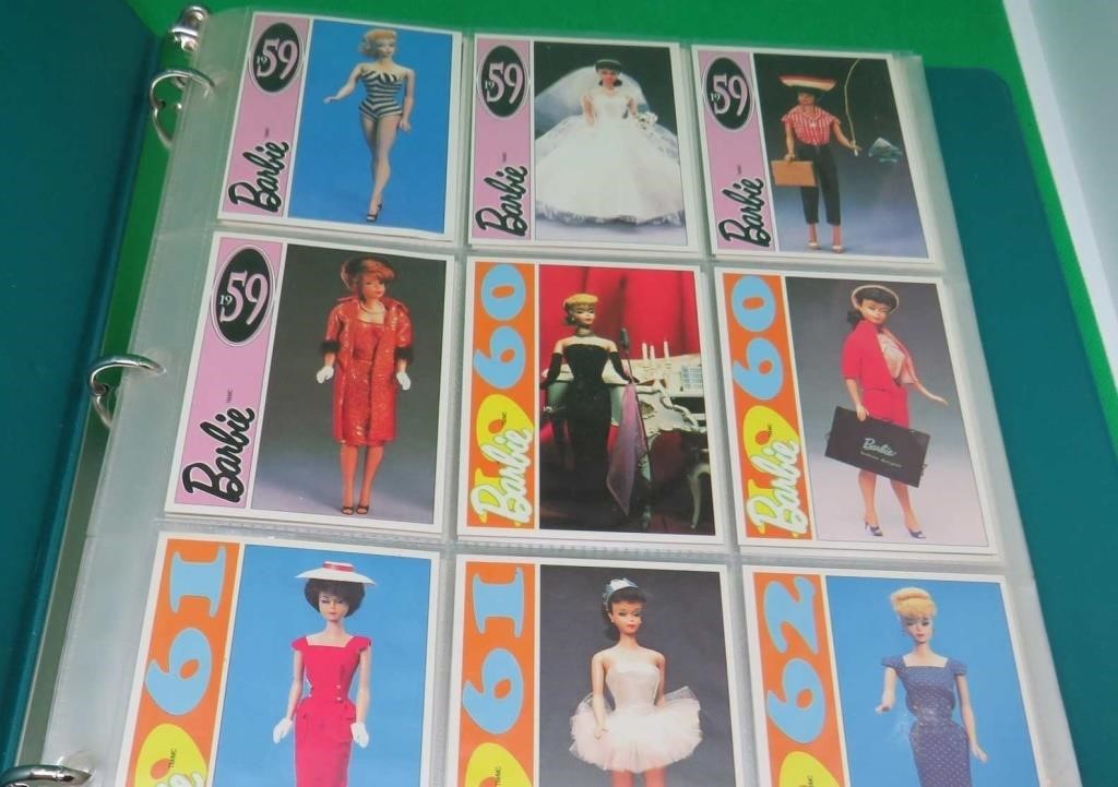 1991 BARBIE Action Panini Complete Set 1-196 Cards