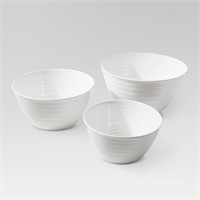 1PC Nesting Serving Bowls White - Threshold