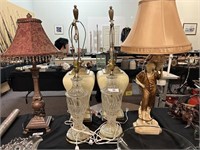 Lot Of 5 Lamps