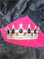 Baroque Crystal Diadem Crowns Royal Queen Tiaras