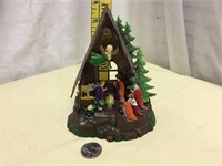 MCM Hard Plastic Miniature Christmas Nativity Set