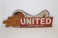 United Hybrid sign