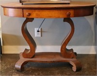 Empire Revival Oval Center Table