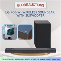 LG(400-W) WIRELESS SOUNDBAR W/ SUBWOOFER(MSP:$999