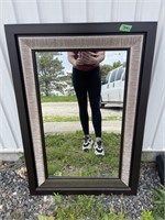 Framed decorative mirror-27x39”