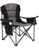 New Alpha Camp oversized black camping chair