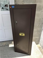 Metal Lockable Gun Cabinet, 55” T x 21” W x 10” D