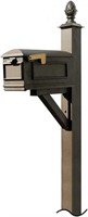 Qualarc Cast Aluminum Mailbox  9.75x25.625x79.25