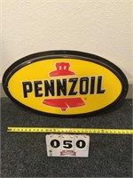Plastic Penzoil Sign