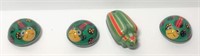 Four Vintage Bug Tin Toys