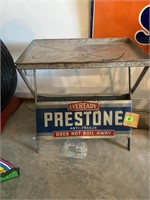 Eveready, Prestone antifreeze display table, 21