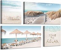 ARTISTIC PATH Beach Theme Canvas Artwork Prints