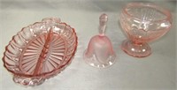 Pink Glass Lot